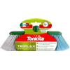 TONKITA | 6 Triplex Scopa da Interno Triplo Filo We like Green per Sporco Ostinato, Raccolta capelli ed Angoli e Fughe, Scopa Senza Manico da Interno con 3 Tipi di Setole, Made In Italy - 6 Pezzi