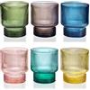 IVV Industria Vetraria Valdarnese IVV Set 6 Bicchieri Acqua Impilabili 30 CL Linea Todo Modo (Multicolor)