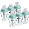 Tommee Tippee Biberon Anticolica, Tettarella Simile al Seno e Esclusivo Sistema di Ventilazione Anticolica, 260ml, Confezione da 6