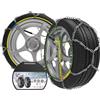 LEYAOYAO 2 Pezzi x 12 mm Catene da Neve in Lega di Acciaio, Catene da Neve Durevoli per Auto con Tenditore (KN 100)
