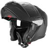 MOCOERL-Casco moto, casco apribile, casco integrale per uomo e donna con protezione per il mento rinforzata, doppia visiera, certificazione ECE 22.06, nero opaco (S)