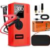 Beiguoo Booster Avviamento Auto con Compressore Aria Portatile 150PSI, 3000A 12V Starter Batteria, Avviatore Batteria emergenza Auto/Moto per 8.0L Gas/6.0L Diesel con LED Torcia