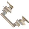 AERZETIX - C74989 - Kit di accessori, pastiglie freno a disco - lato di montaggio asse anteriore