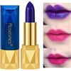 Rosixehird Rossetto blu magico, rossetto blu magico, cambia colore | lucidalabbra blu a lunga durata, balsamo per labbra impermeabile e colorato per donne e ragazze