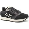 SUN68 Z44116 Sneakers Con Lacci In Tessuto/camoscio Uomo NERO 42