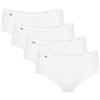 Sloggi Donna Slip Midi Sloggi Basic Confezione Da 3 1 Omaggio Taglia 50 Bianco