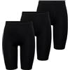 ONLY Pantaloncini da donna Onllove JRS, Nero (Black/Black / Black), L
