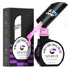 Gelike ec - Colla per unghie extra forte per unghie finte, 6 in 1, colore rosa Summer, colla UV per unghie finte, nail art, adatta per salone o per fai da te a casa