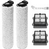 KiimSin Spazzole rullo accessori per Tineco iFloor 3 / Floor ONE S3 Parti di ricambio aspirapolvere umido e secco, 2 spazzole rullo + 2 Filtro + 1spazzole