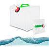 DTYGUIXE Contenitore Pieghevole per Acqua Portatile da 10L Tanica Acqua con Rubinetto Trasportabile Riutilizzabile Serbatoio dell'Acqua Pieghevole Borsa per Acqua per Campeggio Picnic e Barbecue