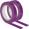 PATIKIL Nastro di Finitura Grip 32,8 Piedi, Confezione 2 Nastri di Finitura in PVC per Racchette Accessori per Racchette Adesive per Tennis Badminton, Viola