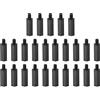 YOKIVE 25pz M4 Distanziale Viti, Nylon Esagonale PCB Distanziali con Alto Isolamento Effetto, Mantieni Altezza Consistente, Ottimo per Scheda Madre (Nero, 30mm+6mm)