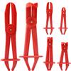 APOMOONS 6 Pinze per Fascette Stringitubo in 3 Misure Pinze per Tubi Pinza per Fascette Pinza Dritte E A 90° per Freni Tubi Flessibili Carburante per Auto, Camion Rosso