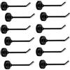 lasuroa 12pz Ganci Magnetici, 7cm Appendere alla Parete Reggono Fino a 0,5kg Resistenti Ganci Magnetici Crociera per Appendere Frigorifero Garage Cucina (Nero)