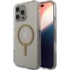 ZAGG Milan Snap Case Rinforzato in Grafene per iPhone 16 Pro Max [6,9 pollici], MagSafe Compatibile, Anti-Giallo, Design Sottile, Presa Sicura, Shockproof (Gold Glitter)