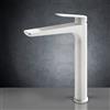 Mariner Tao rubinetto lavabo con corpo del rubinetto rialzato, TAO0052-BO, Tao bianco opaco [Rubinetteria Bagno > Rubinetteria Lavabo]