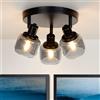 Lucide BJORN lampada a soffitto 3 luci, E14, 77979/13/30, BJORN [Lampade per Interni > Lampade a Soffitto]