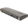 Startech.com Docking station StarTech.com Thunderbolt 4 Usb-A Nero-Grigio [TB4CDOCKUE]