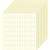 FdcLixuvol 3360 etichette bianche adesive, 10 x 20 mm, piccole etichette autoadesive per scrivere, cartellini dei prezzi, etichette universali per la casa, per la scuola, l'ufficio, la cucina