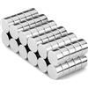 Poppstar 60 Mini magneti al neodimio (diametro 6 mm, altezza 3 mm), extra forti, argento