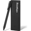 SMOOTHERPRO Penna a Sfera a Scatto Compatibile con Ricariche Pilot G2 -Nero | Finitura Nera, Clip in Acciaio Inossidabile, Portapenne, Scrittura Fluida, per Ufficio, Scuola, Business
