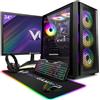 Vibox II-6 PC Gaming Fisso Completo - 23 Monitor - Core i5 10400F 4,3GHz - RTX 3050 6GB - 16GB RAM - 1TB NVMe M.2 SSD - Windows 11 - WiFi