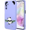 BORYA Silicone Cover per Samsung Galaxy M35 5G, Ultra Sottile Antiurto Morbida Antigraffio Premio TPU Custodia, Elegante Semplice Colore Modello Caso con Fodera Microfibra. P1