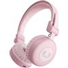 Fresh 'n Rebel Code Core, cuffie Bluetooth on-ear senza fili, 30 ore di riproduzione con microfono e assistente vocale, controllo volume e tasti riproduzione/pausa, pieghevole (Rosa Pastello)