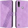 OKZone Cover per Motorola Moto E7 Power/E7i Power, Custodia in PU Pelle per Motorola Moto E7 Power/E7i Power, Custodia a Libro Folio Portafoglio con Chiusura Magnetica Wallet Case Cover (Porpora)