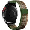 ANBEST Cinturino per Garmin Fenix 7 Pro/Fenix 6 Pro/EPIX, Cinturino in Nylon a Strappo da 22 mm con Passante per Fenix 5/EPIX Pro 47 mm/Forerunner 955/945/935/965/745 (Sequoia/Arancione)