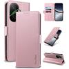 Yunubeyii Cover Libro per Xiaomi Poco F7 - [Blocco RFID] Luxury PU Leather Portafoglio Card Holder Magnetic Phone Custodia con Kickstand, Cover Protettiva Antiurto, Rosa