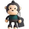 Ulticool - Scimmia 16 GB - Monkey - Chiavetta Pendrive - Memoria Archiviazione dei Dati - USB Flash Pen Drive Memory Stick - Verde Marrone