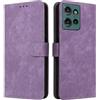 XINNI Cover per Doogee N55 Plus Custodia, RFID Protection Flip Magnetica Pelle PU/TPU Portafoglio, Viola