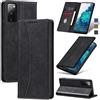 Jasonyu Cover per Samsung Galaxy S20 FE 5G Flip Custodia in Pelle PU, Cover a Libro Portafoglio, Funzione Supporto, Magnetica, Slot Schede, TPU Bumper Caso Custodia per Samsung Galaxy S20 FE (Nero)