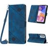 Mo-Beauty Custodia per Samsung Galaxy A23 5G/A23 4G/M13 4G/M23 5G/F23 5G, PU Pelle Portafoglio Flip Custodia a tracolla [Supporto] [Chiusura Magnetica] Cover per Samsung A23 5G - Blu