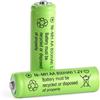 AXFEE Batterie Ricaricabili AA ad,2 Pezzi 1,2V 800mAh Ni-MH Ricaricabili, Batterie Ricaricabili Alta Capacità, per Telecomandi, Corde Luminose, Giocattoli, ecc (Pre-caricate, confezione da 2)