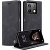 Cracedily Cover per Xiaomi Redmi Note 13 5G Case, Custodia Cover Pelle Premium Portafoglio con Porta Carte Magnetica Supporto Protezione Flip Case Custodia per Xiaomi Redmi Note 13 5G,Nero