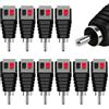 KUOQIY 10 Pezzi Maschio RCA a Femmina AV 2 Viti Terminali, Adattatore Cavo da RCA a Altoparlante Subwoofer Altoparlante Phono, Tipo a Molla per CCTV