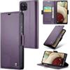 Rerzoiro Cover per Samsung Galaxy A12 5G Custodia Portafoglio [Blocco RFID] Premium Pelle PU Wallet Case Flip Libro con Porta Carte Slot Supporto Flip Case per Samsung Galaxy A12 5G, Viola