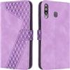 OKZone Cover per Samsung Galaxy A20S, Custodia in Pelle Samsung A20S, Antiurto Cover a Libro Galaxy A20S Magnetica Portafoglio Folio PU Pelle Flip Protettiva Caso con Wallet Case Cover (Porpora)
