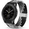 HUZU Cinturino per Samsung Galaxy Watch 42mm, 20mm Nylon Cinturini di Ricambio per Samsung Galaxy Watch 3 41mm, Elastica Intrecciato Sportivo Bracciale per Galaxy Watch 4/Watch 4 Classic