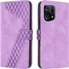 OKZone Cover per OPPO Find X5, Custodia in PU Pelle per OPPO Find X5, Custodia a Libro Protettiva Folio Portafoglio con Chiusura Magnetica e Slot per Carte Wallet Case Flip Cover (Porpora)