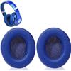 Sodorous Studio - 2 Cuscinetti Auricolari di Ricambio per Cuffie Beats Studio 2 e 3 Con Cavo e Wireless, Memory Foam Con Morbida Pelle Proteica, Blu