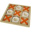 FAST WORLD SHOPPING Gioco Tris Classico in Legno, Tic Tac Toe Portatile e Compatto, Perfetto per Famiglie e Amici, Divertente e Strategico, Facile da Trasportare per Ogni Occasione
