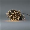 NEDIS Luci decorative, spago, 192 LED, bianco caldo, 14,40 m, effetti di luce: 7, interni ed esterni, funzionamento a batteria