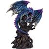 Nemesis Now Ealdwoode - Statuetta in resina, 27,5 cm, motivo: drago, stile gotico, in resina, dipinta a mano
