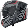 NOLAN Casco N60-6 ECCLETTICO Grigio Rosso NOLAN