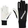 Ziener Guanti unisex UTINA-Z per sci di fondo, Nordic/Crosscountry, Primaloft, antivento, traspiranti, colore nero, bianco, 10,5