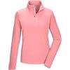 Killtec Donna Camicia in Pile con Collo Alto e Zip KSW 101 Wmn FLC Shrt, Hellpink, 44, 40880-000