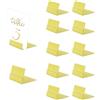 Simaixing 12 segnaposto da tavolo in metallo, a forma di L, vintage, segnaposto per numeri da tavolo, cartellini dei prezzi, cartelli alimentari, ricevimenti nuziali (oro)